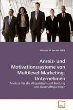 Anreiz- und Motivationssysteme von Multilevel-Marketing-Unternehmen