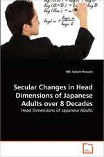 Secular Changes in Head Dimensions of Japanese Adults over 8 Decades