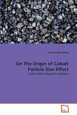 On The Origin of Cobalt Particle Size Effect