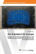 Ein Präsident für Europa