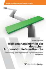 Risikomanagement in der deutschen Automobilzulieferer-Branche