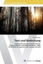 Text und Bedeutung