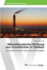 Mikroklimatische Wirkung von Grünflächen in Städten