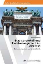 Staatsprotokoll und Eventmanagement im Vergleich