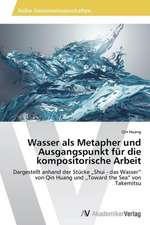 Wasser als Metapher und Ausgangspunkt für die kompositorische Arbeit