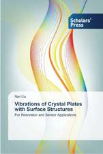 Vibrations of Crystal Plates with Surface Structures