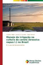 Manejo Da Irrigacao Na Cultura Da Canola (Brassica Napus L.) No Brasil: Entre as Vozes Em Coro E O Silencio