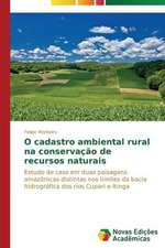 O Cadastro Ambiental Rural Na Conservacao de Recursos Naturais: Retratos de Uma Morte Feliz