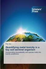 Quantifying Metal Toxicity in a Key Soil Sentinel Organism: Medieval Philosophers of the Abrahamic Faiths