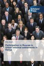 Participation in Roscas in Urban Informal Settlements in Kenya