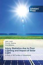 Injury Statistics Due to Poor Lighting and Impact of Solar Light: The Missing Link