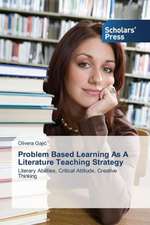 Problem Based Learning as a Literature Teaching Strategy: La Psychotherapie Integrative Tome 1