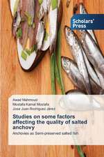 Studies on Some Factors Affecting the Quality of Salted Anchovy: Synthesis and Gas Separation Studies