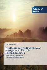 Synthesis and Optimization of Halogenated Zinc (II) Phthalocyanines