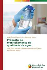 Proposta de Monitoramento Da Qualidade Da Agua: O Olhar Do Professor