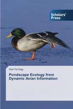 Pondscape Ecology from Dynamic Avian Information