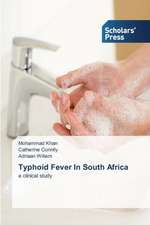 Typhoid Fever in South Africa