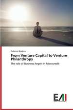 From Venture Capital to Venture Philanthropy