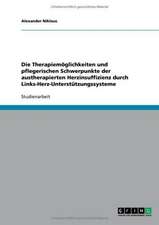 Die Therapiemöglichkeiten und pflegerischen Schwerpunkte der austherapierten Herzinsuffizienz durch Links-Herz-Unterstützungssysteme