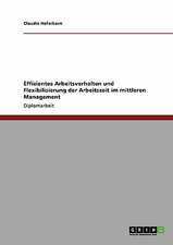 Effizientes Arbeitsverhalten und Flexibilisierung der Arbeitszeit im mittleren Management