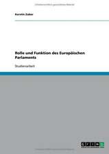 Rolle und Funktion des Europäischen Parlaments