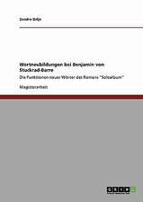 Wortneubildungen bei Benjamin von Stuckrad-Barre