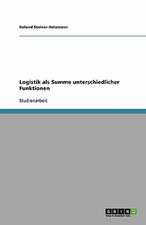 Logistik als Summe unterschiedlicher Funktionen