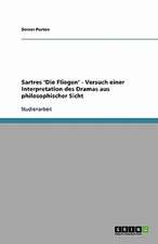 Sartres 'Die Fliegen' - Versuch einer Interpretation des Dramas aus philosophischer Sicht