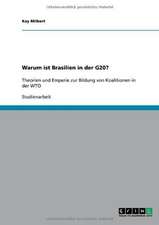 Warum ist Brasilien in der G20?