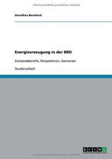 Energieerzeugung in der BRD