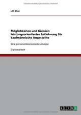 Möglichkeiten und Grenzen leistungsorientierter Entlohnung für kaufmännische Angestellte