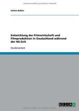 Entwicklung der Filmwirtschaft und Filmproduktion in Deutschland während der NS-Zeit