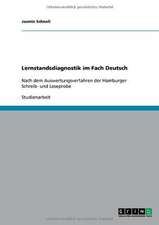 Lernstandsdiagnostik im Fach Deutsch