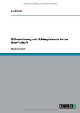 Wahrnehmung von Schizopherenie in der Gesellschaft