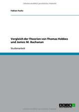 Vergleich der Theorien von Thomas Hobbes und James M. Buchanan