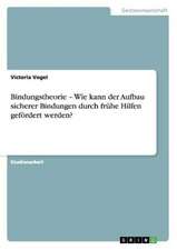 Bindungstheorie - Wie kann der Aufbau sicherer Bindungen durch frühe Hilfen gefördert werden?