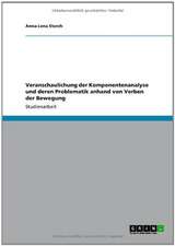 Veranschaulichung der Komponentenanalyse und deren Problematik anhand von Verben der Bewegung