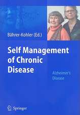 Self Management of Chronic Disease: Alzheimer's Disease