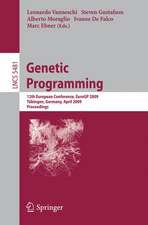 Genetic Programming: 12th European Conference, EuroGP 2009 Tübingen, Germany, April, 15-17, 2009 Proceedings