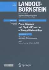 Systems from Ag-Al-Ca to Au-Pd-Si: Subvolume B: Physical Properties of Ternary Amorphous Alloys - Volume 37: Phase Diagrams and Physical Properties of Nonequilibrium Alloys - Group I: Elementary Particles, Nuclei and Atoms - Landolt-Börnstein New Series