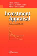 Investment Appraisal: Methods and Models