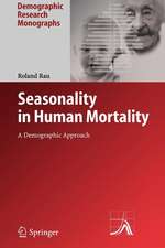 Seasonality in Human Mortality: A Demographic Approach