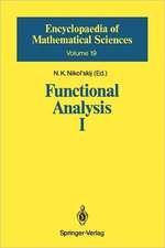 Functional Analysis I: Linear Functional Analysis