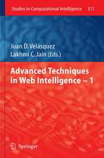 Advanced Techniques in Web Intelligence -1