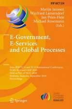 E-Government, E-Services and Global Processes: Joint IFIP TC 8 and TC 6 International Conferences, EGES 2010 and GISP 2010, Held as Part of WCC 2010, Brisbane, Australia, September 20-23, 2010, Proceedings