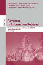 Advances in Information Retrieval: 33rd European Conference on IR Resarch, ECIR 2011, Dublin, Ireland, April 18-21, 2011, Proceedings