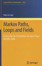 Markov Paths, Loops and Fields: École d'Été de Probabilités de Saint-Flour XXXVIII – 2008