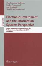 Electronic Government and the Information Systems Perspective: Second International Conference, EGOVIS 2011, Toulouse, France, August 29 -- September 2, 2011, Proceedings