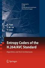 Entropy Coders of the H.264/AVC Standard: Algorithms and VLSI Architectures