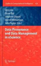 Data Provenance and Data Management in eScience